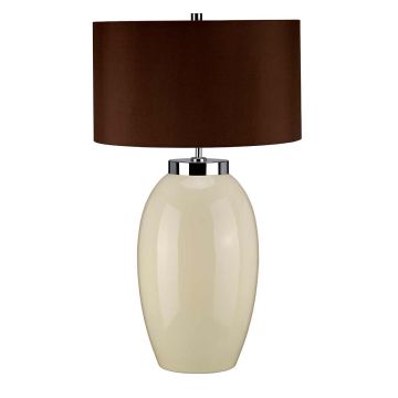 Elstead Lighting VICTOR VICTOR-LRG-TL-CR Lampă de masă 1x60W/E27