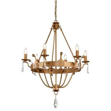 Elstead Lighting WINDSOR WINDSOR6-GOLD Candelabru 6x60W/E14