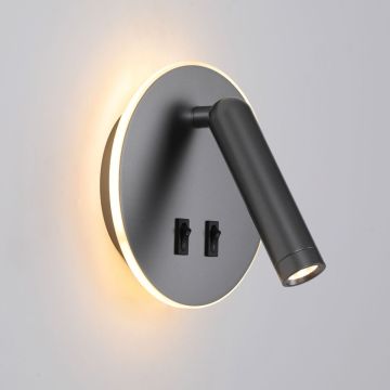 Italux Furla WL-53742-1-GR Aplique de perete 2x8W/LED 3000K 516lm IP20