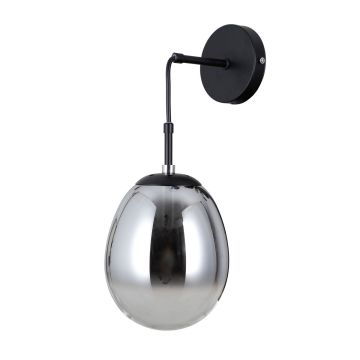 Italux Meolo WL-40825-1-BK Aplique de perete 1x40W/E14 IP20