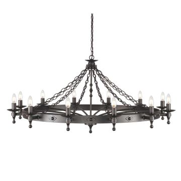 Elstead Lighting WARWICK WR12-GRAPHITE Candelabru 12x60W/E14