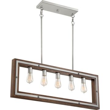 Quoizel WESTERLY QZS-WTY536BN Lampă cu pendul 5x60W/E27