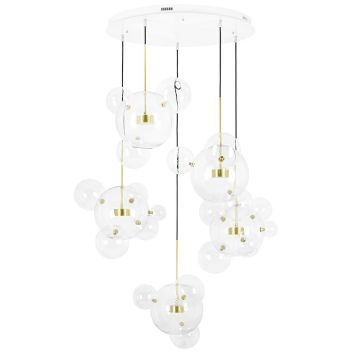 King Home CAPRI DISC XCP9148-5A Lampă cu pendul 10x7W/LED 3000K IP20