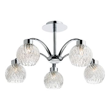 Dar Lighting YASMIN YAS0550 Lampă de tavan 5x40W/G9 IP20