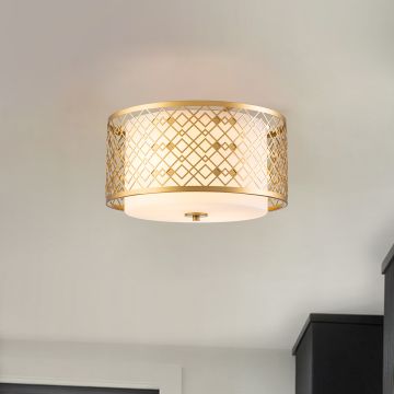 Elstead Lighting Ziggy ZIGGY-F-M-LG Lustră de tavan 2x60 W/E27