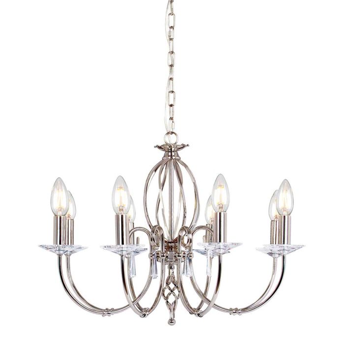 Elstead Lighting-AEGEAN-AG8-POL-NICKEL-ELSAG8-POL-NICKEL