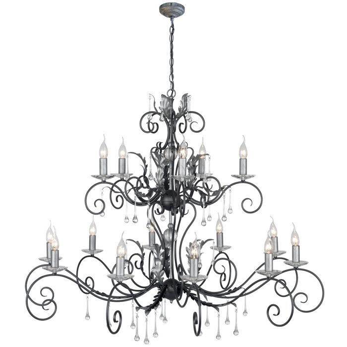 Elstead Lighting-AMARILLI-AML15-BLK-SILVER-ELSAML15-BLK-SILVER