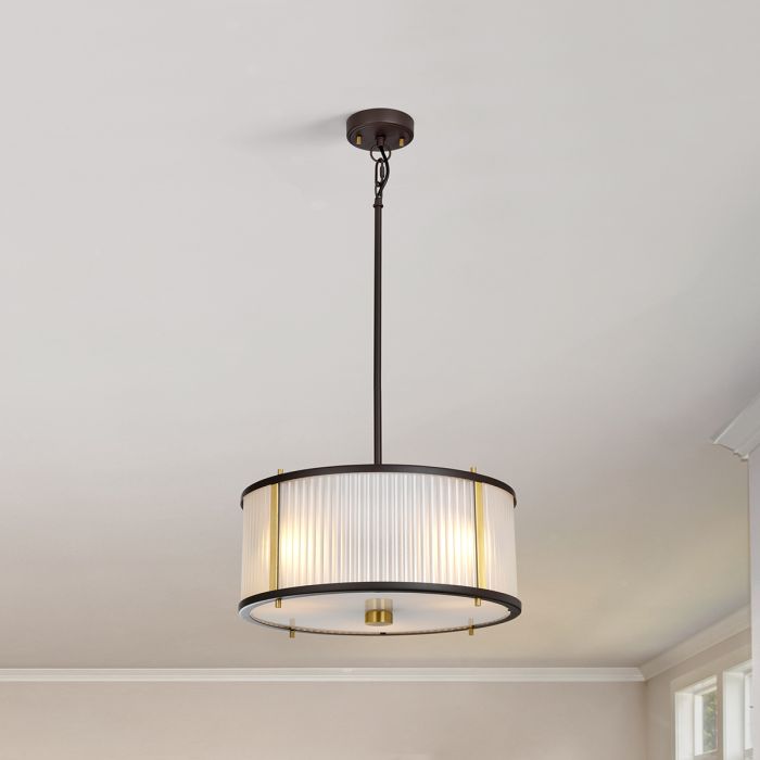 Elstead Lighting-Corona-DL-CORONA-3P-BAB-ELSDL-CORONA-3P-BAB