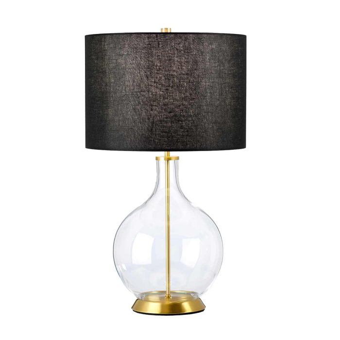 Elstead Lighting-Orb-ORB-CLEAR-AB-BLK-ELSORB-CLEAR-AB-BLK