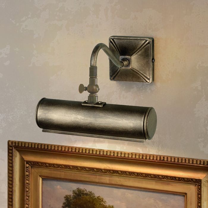Elstead Lighting-PICTURE LIGHTS-PL1-10-BLK-GOLD-ELSPL1-10-BLK-GOLD