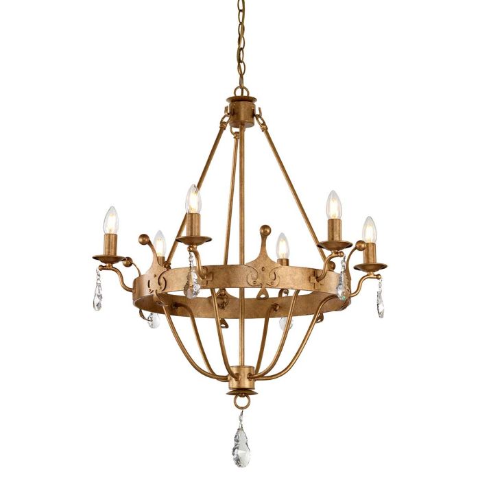 Elstead Lighting-WINDSOR-WINDSOR6-GOLD-ELSWINDSOR6-GOLD