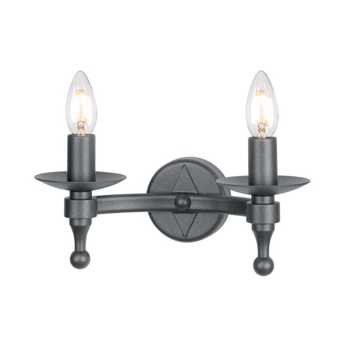 Elstead Lighting-WARWICK-WR2-GRAPHITE-ELSWR2-GRAPHITE
