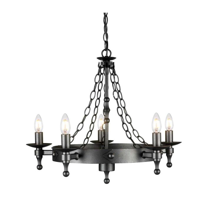 Elstead Lighting-WARWICK-WR5-GRAPHITE-ELSWR5-GRAPHITE